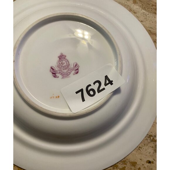 Antique Royal Worcester Porcelain Vegetable Cloche Yellow & White With Gold Acce - Picture 11 of 11